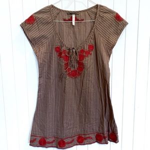 Free People Cap Sleeve Tunic. Size: Medium